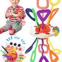 Tonberless Baby Sensory Montessori Toys for 6-12-18 Months, Toddler Teething Toy Birthday Gift Travel Toys for 1 2 3 Year Old Boy Girl Infant 8 9 10 Months Old