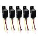 uxcell 5pcs JD-2912 4 Pin DC 36V 40A Universal Car Vehicle Motor Fuse Relay Switch Power with Harness