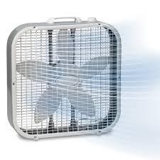 Lasko Weather-Shield Performance Box Fan, 3 Speeds, Innovative Wind Ring System for Up to 30% More Air, Carry Handle for Bedroom, Office, Home, 20 Inch, White, 3720 