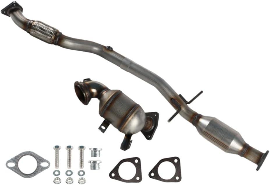 Front & Rear Catalytic Converter Kit Compatible with Chevrolet Cruze 2011-2015 1.4L, EPA Compliant