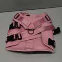 ICEFANG GN3 Tactical Dog Harness for Large Dogs, 6X Quick-Release Buckles,Dog Molle Vest with Handle,3/4 Body, Hook and Loop Panel for ID Patch,No Pulling Front Clip (L (Chest :28"-35"), Pink) (Large (Pack of 1))