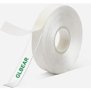 12 x Extra Strong Double Sided Tape, 16.5FT Double Sided Adhesive Tape Heavy Duty, Clear & Tough Nano Tape for Hanging Picture, Poster, Carpet, Photo Deco, Multipurpose Mounting Tape (1/24" x1/2" x 16.5')