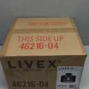 Livex Lighting 1 Light Black Semi Flush Mount (Black W/ Brushed Nickel Accents), Size: 11"L x 11"W x 9"H