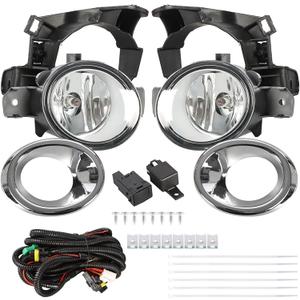 WFLNHB Fog Lights Replacement for Pathfinder 2013-2016 with Clear Lens 2pcs Fog Lamps 26915-3JA0A 26910-3JA0A