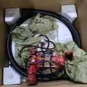 110V AC 15 GPM Fuel Transfer Pump with Discharge Hose, Automatic Nozzle, Premium Filter Package, Suitable for Gasoline, Diesel, Kerosene, Ethanol & Methanol Blends