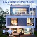 Cell Phone Booster for Home Office, Up to 7000 Sq.Ft, Cell Phone Signal Booster for Band 66/2/4/5/12/17/13/25,Boost 5G 4G LTE 3G Data for All U.S. Carrierst, FCC Approved (gray)