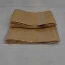 100pcs Kraft Bags with Window Zipper Lock Stand Up Bulk Pouches Resealable 10x14in