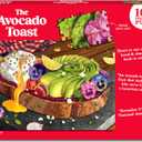 Jigsaw Puzzle 1000 Pieces - The Avocado Toast, Brain-Boosting Fun for Adults, Families, Game Nights, Unique, Perfectly-Fitting Pieces, Gifts for Food Lovers, Teens Ages 15+, Finished Size 22 x 15