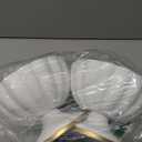 2 Pcs Metal Compote Bowl for Centerpiece Flower Holder 9 Inch Compote Vase Indoor Outdoor Flowers Fruits Plant for Christmas Wedding Home Party Decoration (White)