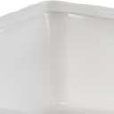 Winco Commercial Food Storage Box/Tote for Restaurant, 12" x 18" x 3"