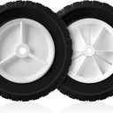 72-108 Wheels for Oregon, 8 Inch Universal Wheels Tires for Lawn Mower, BBQ Grills, Radio Flyer Wagon, Hand Truck, Utility Cart, Snowblower, 2 Pack