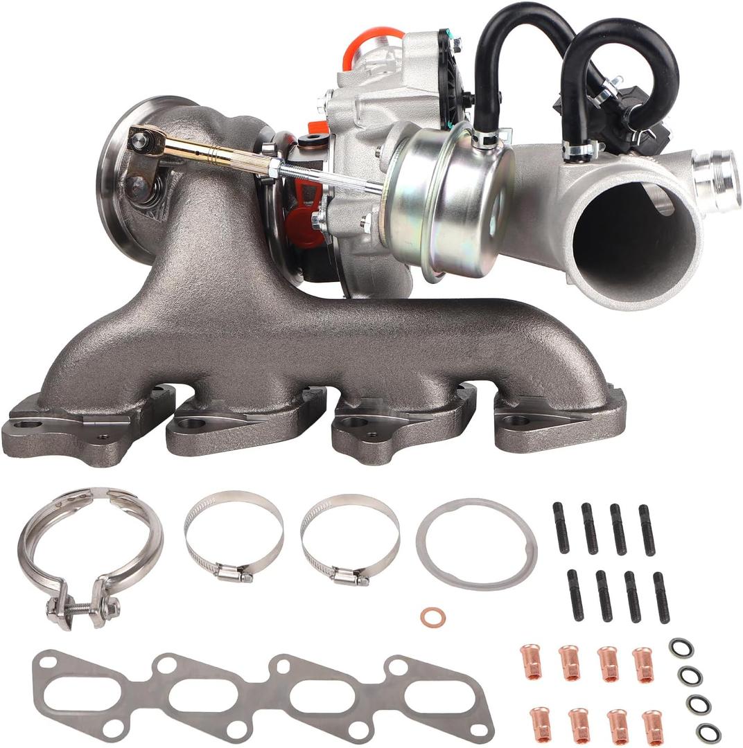 KUSATEC Turbocharger with Gaskets Installation Kits Compatible with 2013-2018 Buick Encore; 2011-2016 Chevy Cruze Limited, 2012-2020 Sonic, 2013-2018 Trax, Replacement # 667-203 55565353
