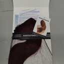 Benehair Burgundy One Piece Clip in Hair Extensions - Human Hair, Wine Red, 12inch, 3/4 Full Head, Remy, Long Straight, Natural Soft, 5 Clips