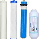Culligan AquaCleer AC-30 Reverse Osmosis System Compatible Replacement Cartridge, Filter, and Membrane - 4 Set