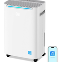 70 Pint Energy Star Dehumidifier, 4,500 Sq. Ft Quiet Smart Dehumidifier with Drain Hose, Auto Defrost, Humidity Control for Basement, Bedroom, Bathroom, Living Room & More Areas