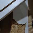 Makeup Vanity Desk with Smart LED Mirror & Charging Station, 35.4" White Vanity Table Set with Cushioned Stool, 4 Drawers & Hairdryer Rack, Modern Bedroom Dressing Table-White