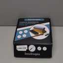 Intelitopia Complete Knife Sharpening Stone Set  Dual Grit Whetstone 400/1000 3000/8000 Knife Sharpener with Leather Strop, Flattening Stone, Bamboo Base, 3 Non-slip Rubber Bases & Angle Guide