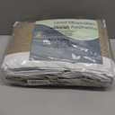 Jowels Khaki Linen Blackout Curtains 96 Length 2 Panels Set for Living Room Bedroom, 100% Black Out Thermal Insulated Linen Drapes, Room Darkening Grommet Curtains 96 Inches Long