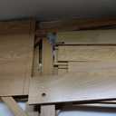ChooChoo 39.4 Inches Farmhouse Computer Desk with 2 Drawers, 40inch without Power Outlet