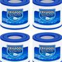 Cryspool Type D Filter Compatible with Summer Escapes, Summer Waves P57100102, P57000104, Above Ground Pool Filters, 4 Pack