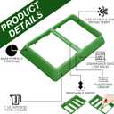 16 Set Tray Dividers for Freeze Dryer Green Medium Tray Dividers, Compatible with Harvest Right Freeze Dryer Accessories(fit 4 Medium Trays)