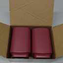 2Pack Burgundy Bathroom Accessories Set, Bohemian Bathroom Sink Set, Contain Soap Dispenser, Toothbrush Holder, Bathroom Toothbrush Holder Set