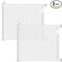 2 Pack Retractable Dog Gate for Stairs, Baby Gate, 33"H x 55"W, Drill Mount
Drilling required, not pressure-mounted. Two 33" gates, each fits any opening up to 55" wide. Mesh rolls up, no floor bar