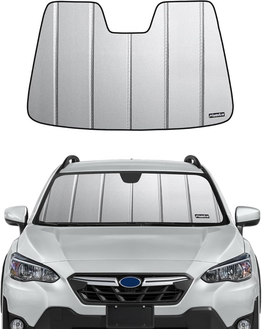 Windshield Sun Shade for Subaru Crosstrek 2018-2023, Impreza 2017-2023. Without Eyesight Driver Assist - Safeguard