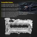 25204723 Engine Valve Cover Compatible with 2016-2022 Chevy Malibu Buick Encore, for 2016 2017 2018 2019 Cruze, 2021 2022 Trax 1.4L 1.5L with Gasket Kit Replace for 12699254 98MC22G 12636177 12366384