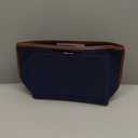 Felt Purse Organizer Insert for Longchamp Le Pliage M Bag Handbag Leather edge Longchamp Organizer Insert (DarkBlue, Medium)