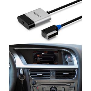 Bluetooth 5.0 Car Adapter for Audi with AMI Interface, Mercedes & Volkswagen with MDI Connector, Bluetooth Receiver with aptX-HD Sound for MMI 3G/3G+ System(Audi Symphony,Audi Concert)