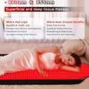 72"x33" Medical-Grade TPU Full Body Red Light Therapy Mat for Pain, FSA&HSA | For Full Body Pain Relief at Home: 1400 LEDs, 660&850nm, Easy to Clean, 3 Modes, 5 Levels, 90-Min Timer