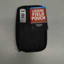 Vaultz Locking Field Gear Pouch with Tether, Small, 5 x 8 Inches, Black (VZ00739)