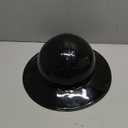 Metal Medieval Kettle Hat Black Finish Helmet With Leather Liner