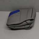 Black Panther Luxury Faux Leather Car Seat Cover Front Bottom Seat Cushion Cover, Anti-Slip and Wrap Around The Bottom, Fits 95% of Vehicles - 1 Piece,Light Gray