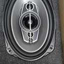 2 Pcs 2-Way Coaxial Car Audio Speakers with Speaker Box Enclosures Set 6 x 9 Inch 1000 W Max Power Constructed Car Stereo and Sound System Accessories Portable Audio Equipment for Vehicles