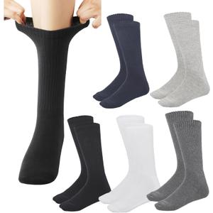 Women Cotton Crew Socks Soft Comfortable Thin And Breathable on Top Durable Double Layer Cushioned Reinforced Sole.