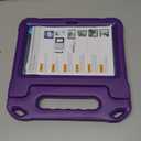 DJ&RPPQ Kids Case for 10inch Tablet Shockproof Kid-Proof Cover with Protector Handle Stand Purple