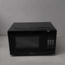 Emerson MW9255B Compact Countertop Microwave Oven with Push Button Control, LED Display, 900W, 5 Power Levels, 6 Auto Menus, Glass Turntable and Child Safe Lock, 0.9 Cu. Ft., Stainless Steel