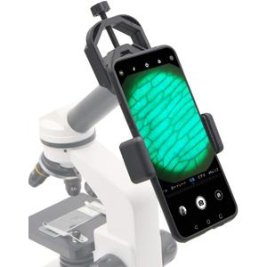 Smartphone Microscope Adapter Mount, Universal Phone Scope Mount, Work with Telescope Spotting Scope Microscope Monocular Binocular - Fits iPhone, Samsung, HTC, LG and Smartphone