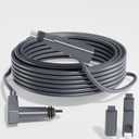 32.8FT Starlink Replacement Cable for Rectangular Satellite V2, Starlink Internet Kit Satellite Cable Extension Fits Gen 2 Accessories(32.8FT/10M) Waterproof, Grey