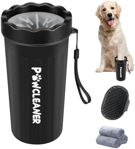Dog Paw Cleaner, Washer, Muddy Pet Foot Cleaner for Small Medium Large Breed Dogs/Cats  (Black, Large) Only includes cleaner