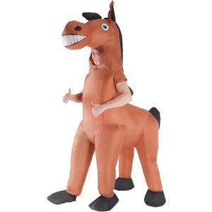 Morph Giant Inflatable Horse Costume, Blow Up Horse Costume Adult, Horse Costume Inflatable, Kentucky Derby Costume for Men