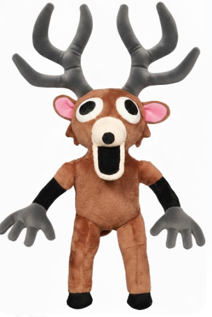 99 Nights Plush, 99 Nights Deer Monster Stuffed Animal 14.2 Inches, Halloween, Easter, Birthday Surprise Gifts for Boys, Girls, and Game Fans