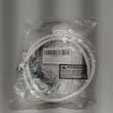 Elecan 3 Ft/2 Pack RG6 Coaxial Coax Cable Connectors Set, Quad Shielded High-Speed Internet 3 GHZ, Broadband Digital TV Aerial, Soft Satellite Cable Extension Double Rubber O-Ring+ Adapter+Ties+Clips