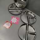 Elk and Friends Stainless Steel Divided Plates with Silicone Sleeve for Babies & Toddlers | Lids Included | Stay Put Suction | Dinner & Snack Plates | 4 Pack (Blush/Lilac/Sage/MistyBlue)