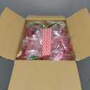 DOITOOL Strawberry Shaped Cups with Lids and Straws 16 Pcs Plastic Strawberry Drinking Tumblers for Girls Portable Milk Tea Cups for Parties and Everyday Use, 12.00X10.00X9.50cm/4.72X3.93X3.73inch