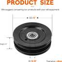 756-0638 Deck Double Spindle Pulley Fit for MTD Fit for Yard Machine LT16 LT165 LT18 LT185 Hydrostatic Lawn Tractor