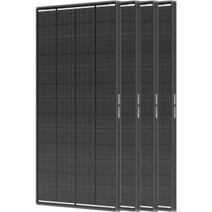 Renogy ShadowFlux Solar Panels, N-Type Anti-Shading Panels for 12V/24V Systems with 25% High-Efficiency PV Modules, 200W 4-Pack ShadowFlux N-Type Panels