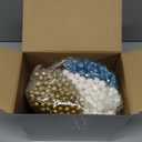 Shappy 1300 Pcs Christmas Glitter Ball Filler 7 Color Foam Ball Ornaments 12/17/20 mm Mini Colored Foam Ball Decorations for Xmas Vases Filler Crafts Holiday Decorations